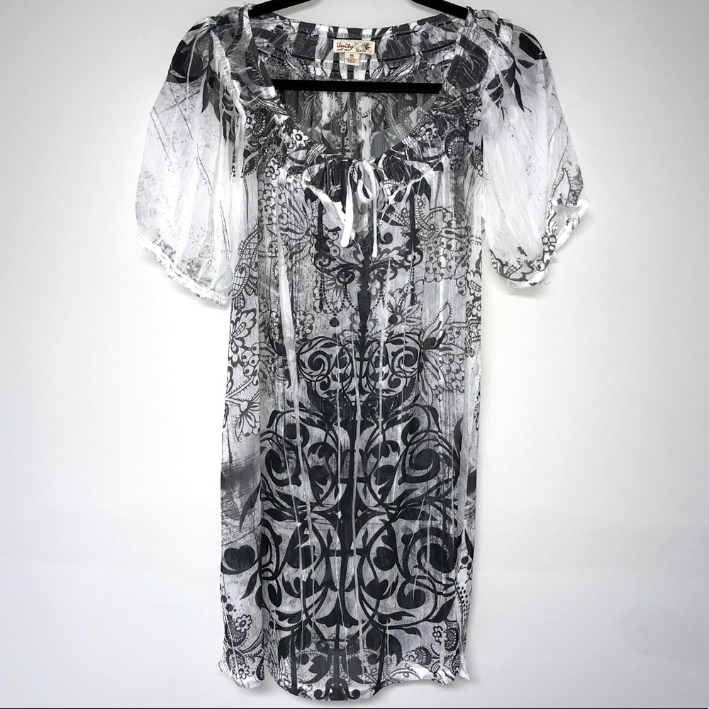 NWOT Unity World Wear Beach Cover Up Sheer